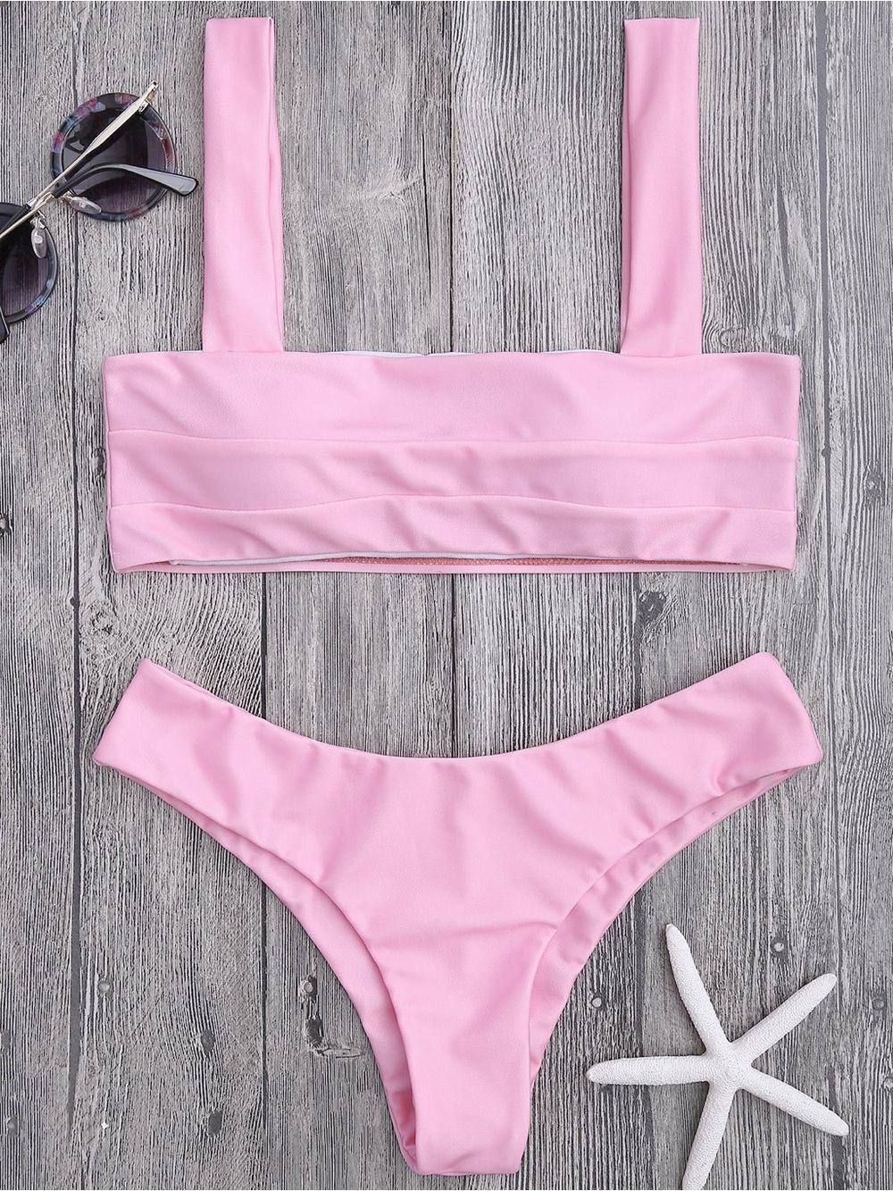 Pink Two-Piece Bikini Set